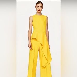 Zara Asymmetrical Sleeveless Top